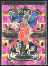 2024 Panini Select WNBA #92 Moriah Jefferson Prizm Pink Ice