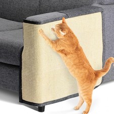 Cat Scratch Mat Natural Sisal Furniture Protector Scratching Pad for Couch Sofa