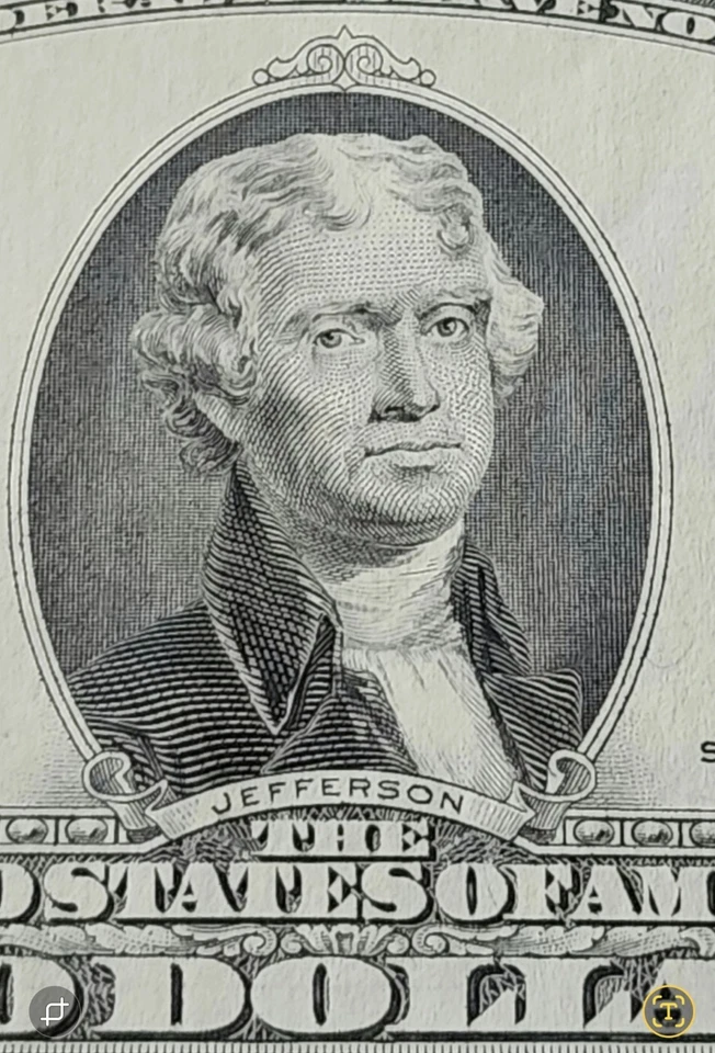 00009173* 2003 Two Dollar $2 Star Bill Fancy Low Serial Number BU Uncirculated - Image 3 of 4