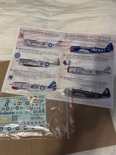 Print Scale Decals 144-005 - 1/144 REPUBLIC P-47 THUNDERBOLT Fighter