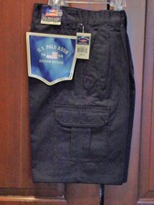US POLO ASSN NAVY 100 COTTON BOY'S SHORTS SIZE 16 NEW WITH TAGS