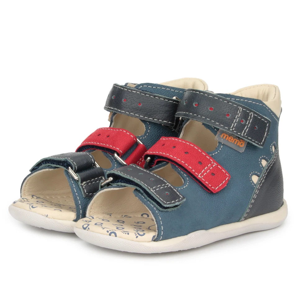 Sandalia ortopédica antideslizante Memo Dino First Walker para niños pequeños Foto 4 de 4
