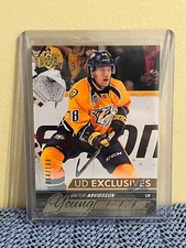 Viktor Arvidsson Young Guns Exclusives /100 2015-16 Upper Deck Edmonton Oilers