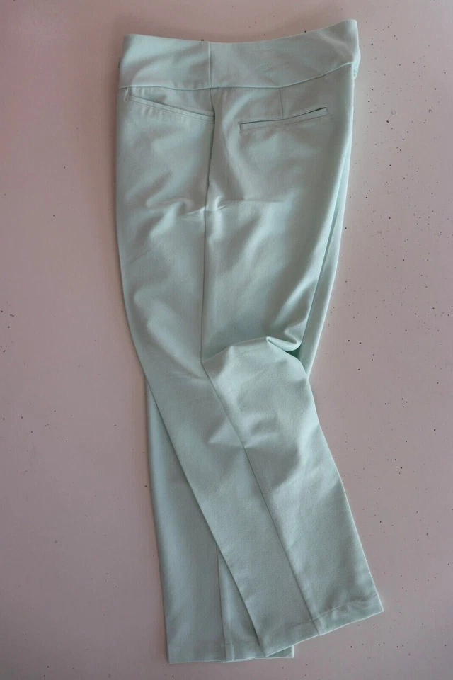 ADIDAS ULTIMATE 365 GOLF PULL ON ANKLE PANTS TROUSERS DASH GREEN FI9536 -WOMEN M - Image 3 of 4