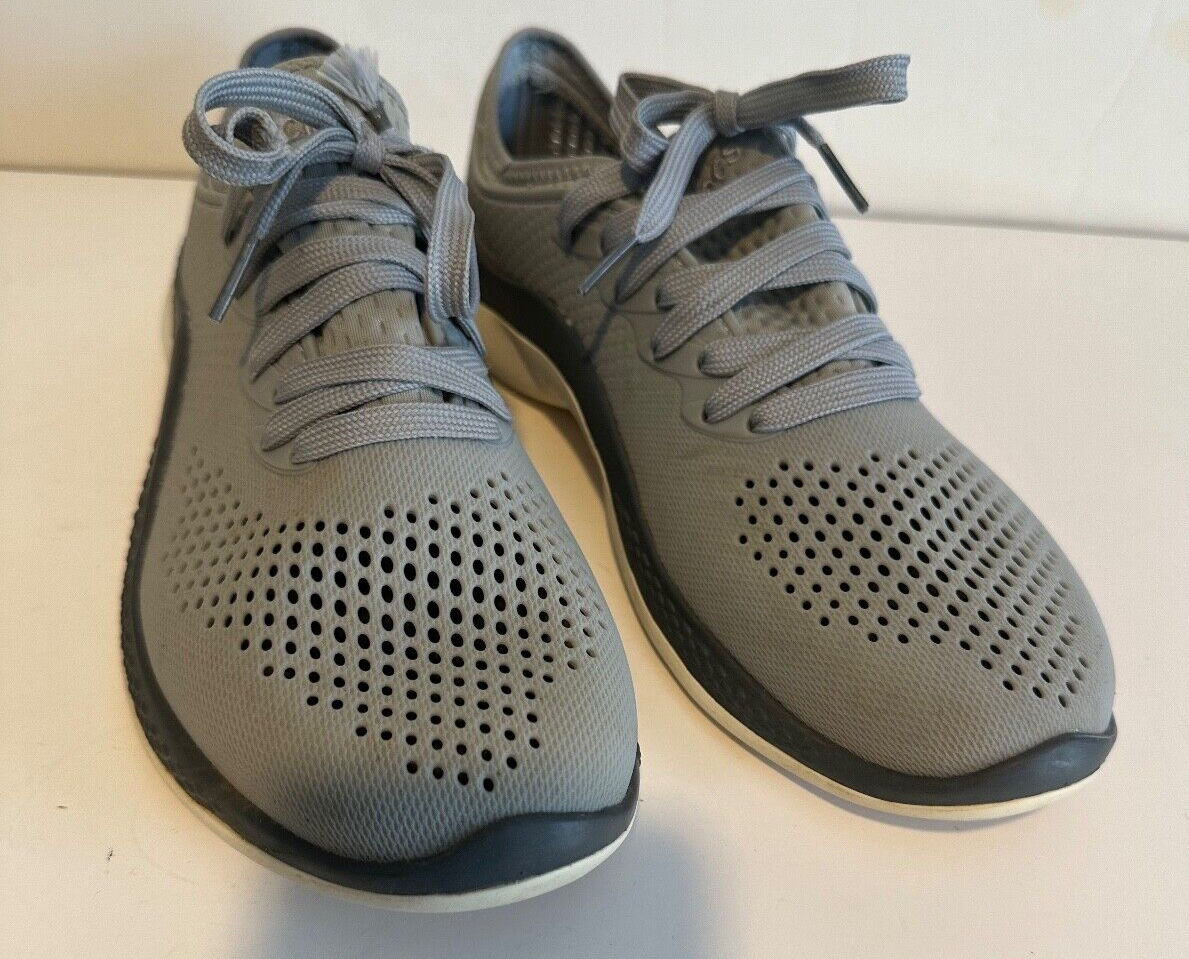 SAOLA Crocs LiteRide 360 Pacer Sneakers Uomo Taglia 9 2 Toni Grigio