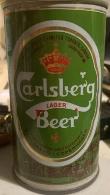 Carlsberg Beer Can Pull Tab 12 0z Excellent! (T2)