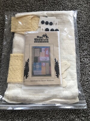 VTG NEW Pine Mountain Designs Table Runner With Some Not All Supplies