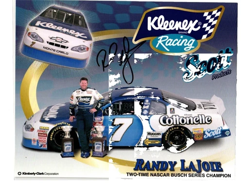 Randy LaJoie NASCAR Original Autographed Items