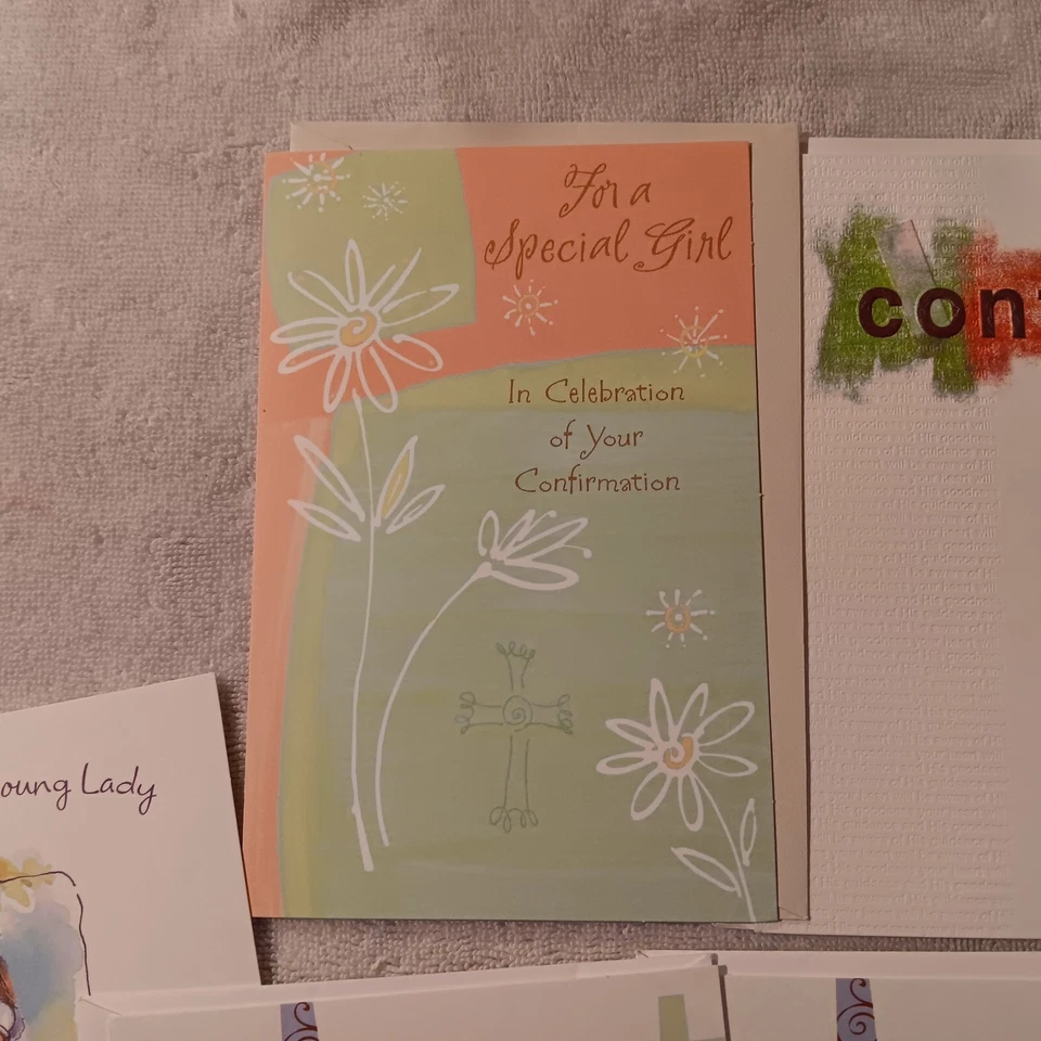 Confirmation Greeting Cards (5) Cards With Envelopes - Image 4 of 4
