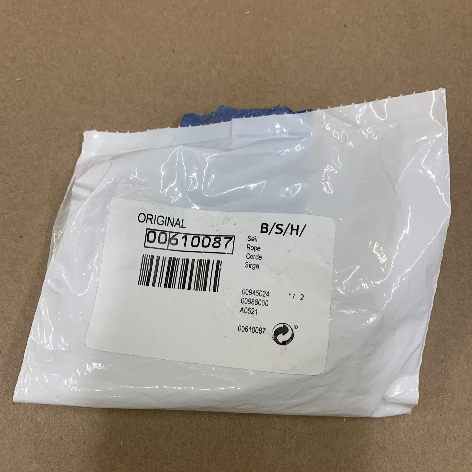 00610087 Bosch Dishwasher Door Cable Set NEW OEM Genuine(D12) eBay