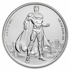 2024 Samoa 1 oz Silver DC Comics Superman BU