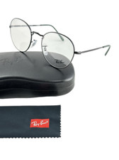 Ray Ban NEW David Black Round Metal Fashion Frames 51-20-140 Eyeglasses RX3582V