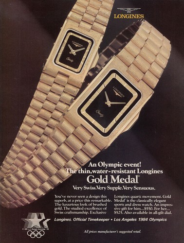 1984 Longines Watch: Gold Medal Vintage 