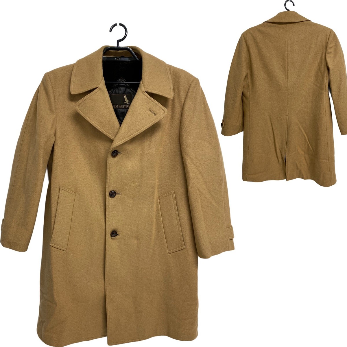 Vintage 50s Great Western Men coat Wool Blend Deep Pile 42 Reg | eBay