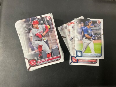 2022 Bowman Complete Base Set #1-100 Rookies Franco, Detmers, Cruz, Strider 