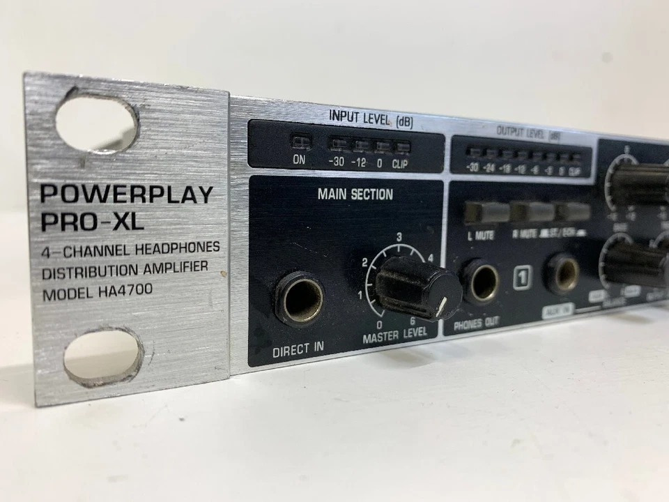 Behringer PowerPlay Pro-XL HA4700 4-Channel Amplifier - Image 2 of 4