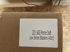 2021 SAGE HIT PREMIER DRAFT LOW SERIES FOOTBALL Blaster 40 Box Case