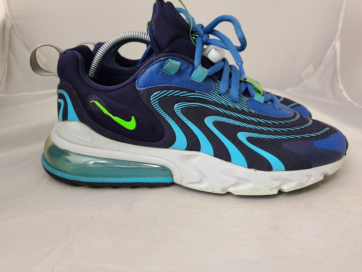Nike Air Max 270 React ENG Blackened Blue Men's Size 9 Sneakers