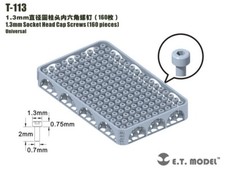 ET 1.3mm Socket Head Cap Screws (160pcs)