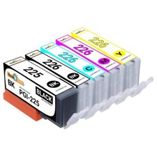5PK PGI225 Black CLI226 BCMY Ink for Canon PIXMA MG5120 MG5220 MG5320 MG6120