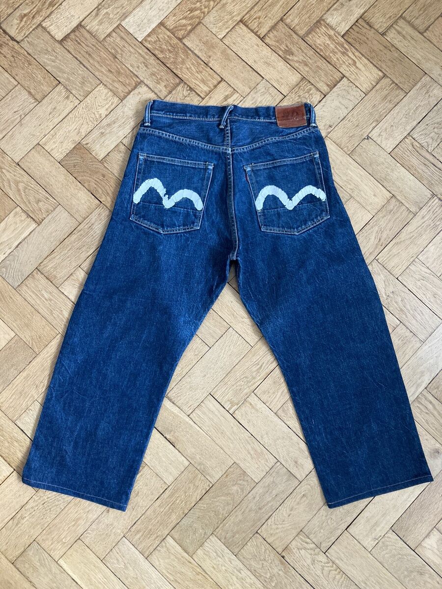 EVIS EVISU LOT No2 Vintage JEANS Red Tab SELVEDGE Rare Early EVIS EVISU LOT No2 Vintage JEANS Red Tab SELVEDGE Rare Early