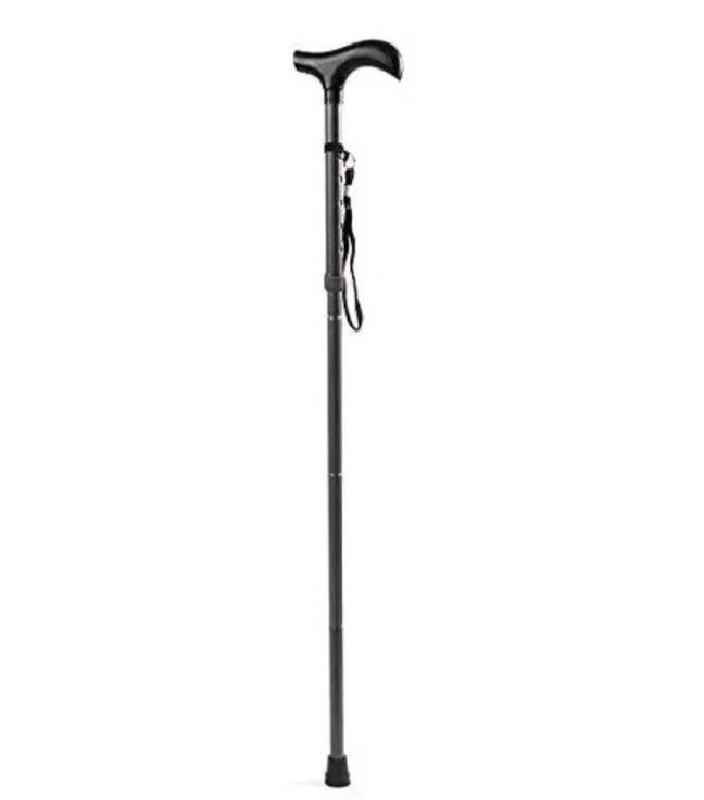 Aluminum Metal Walking Stick Easy Adjustable Folding Collapsible Travel Cane US - Image 3 of 3