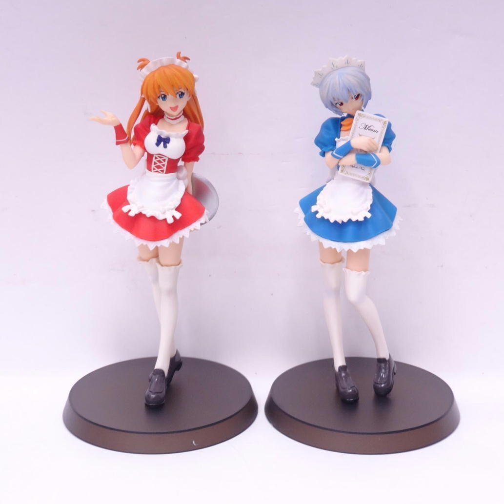 USED Evangelion Extra Figure Welcome to the NERV Cafe Asuka, Rei