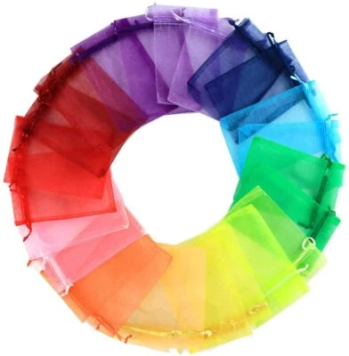 Cadeau Sachets avec Rubans Bijoux Sac De Mariage Parti Pochettes, 12x9cm