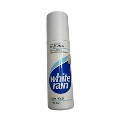 Vintage 1990 White Rain Hair Spray Firm Hold All Day Hold 7 Oz FULL NOS