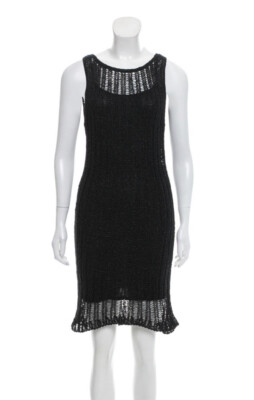 Womens Alice + Olivia Black Mesh Layered Dress XS Beautiful! | eBay