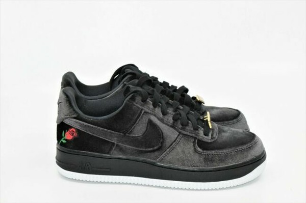 air force 1 black velvet rose