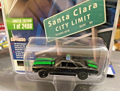1967 Chevrolet Camaro Toy XPO Santa Clara rubber Johnny Lightning DIECAST 2018