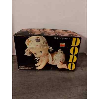 1982 DODO Crawling Doll #7850 Baby Boy Head Detached