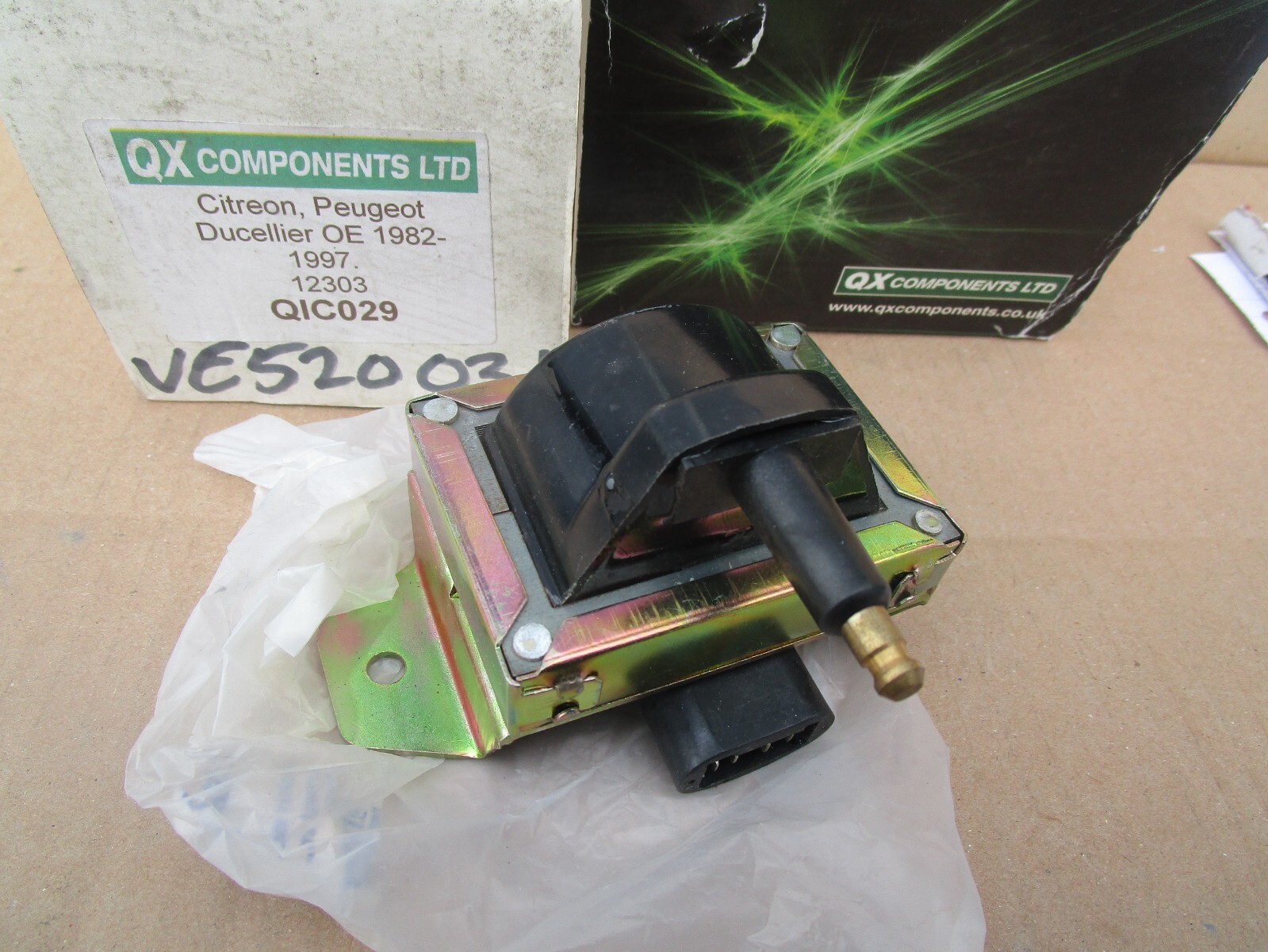 PEUGEOT 205 309 405 Ignition Coil QIC 029 High-Quality Replacement