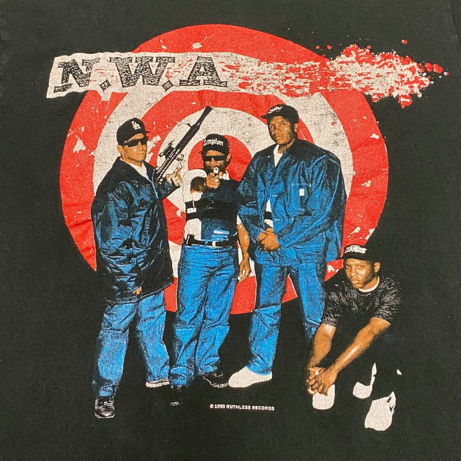 Vintage 1990 Ruthless Records Eazy E NWA Just Don't Bite IT Rap