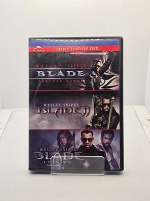 Blade Triple Feature DVD Used Tested & Worked Wesley Snipes Stephen Dorff