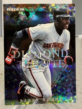 1996 Fleer Update 'Diamond Tribute' Barry Bonds #2 Seeded one every 100 packs