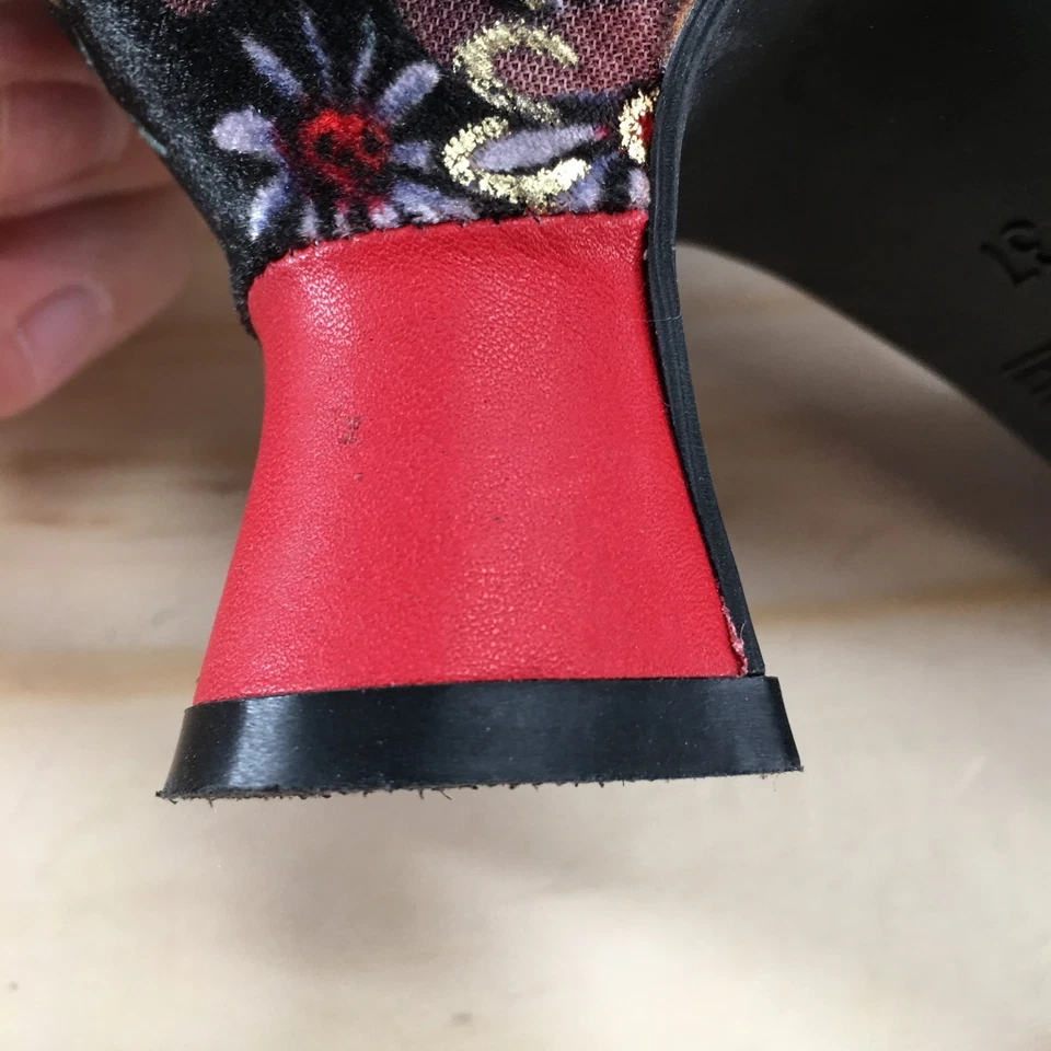 L'Artiste by Spring Step Shoes Women 37 Adodora-Prit Mary Jane Red Floral Casual - Image 4 of 4