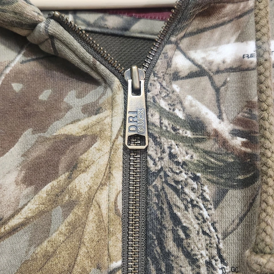 Dri Duck Realtree Camo Heavy Jacket, CAT embroidered, Hooded, Hunting, Outdoor - Image 4 of 4