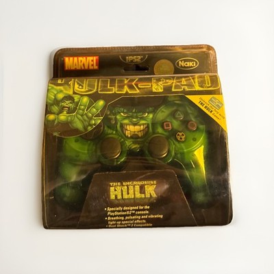 Marvel Hulk-Pad PS2 Duel Shock PS1 Compatible Controller 4 Serious Gamers