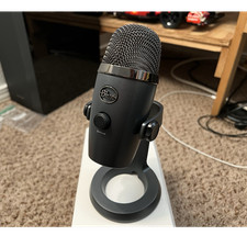 Blue Yeti Nano USB Condenser Mic, Cardioid/Omni, Headphone Jack, Grey