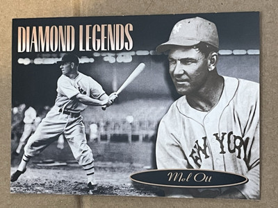 1994 UPPER DECK ALL TIME HEROES - DIAMOND LEGENDS - MEL OTT GIANTS #171