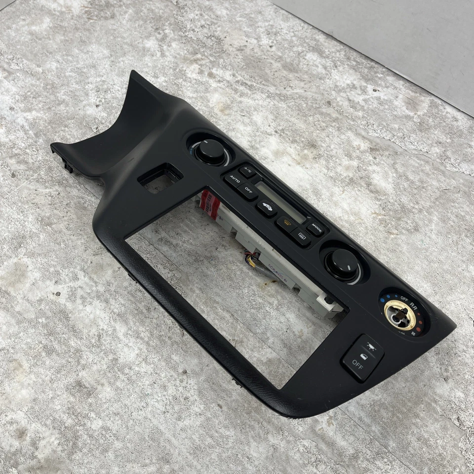 1999-2004 Honda Odyssey Climate Control Panel Radio Bezel 77250-S0X-A0 Black - Image 2 of 4