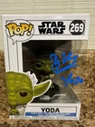 Deep Roy YODA signed Star Wars Empire Strikes Back Yoda Actor #269 Funko Pop COA