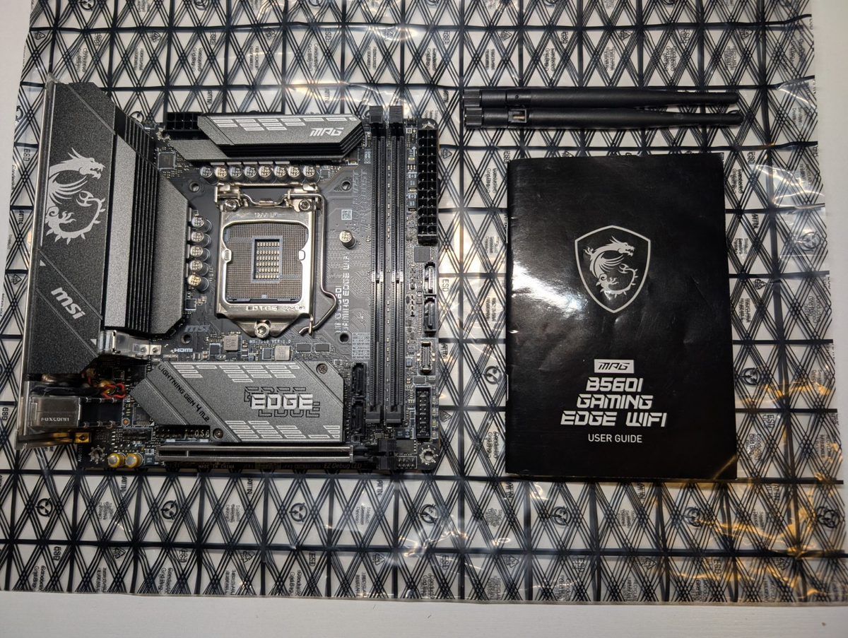 MSI MPG B560I GAMING EDGE WIFI LGA 1200 Mini ITX Motherboard