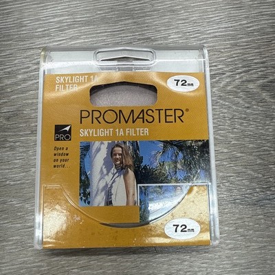 Promaster Sky Skylight 1A - 72mm Lens Filter Threaded 4378 Sky1A
