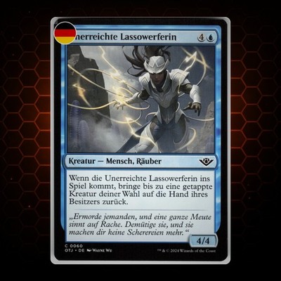 MTG - Peerless Ropesman/Unerreichte Lassowerferin - OTJ - Deutsch - NM