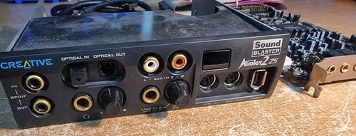 Creative Labs - Audigy2 ZS, card, panel , cables