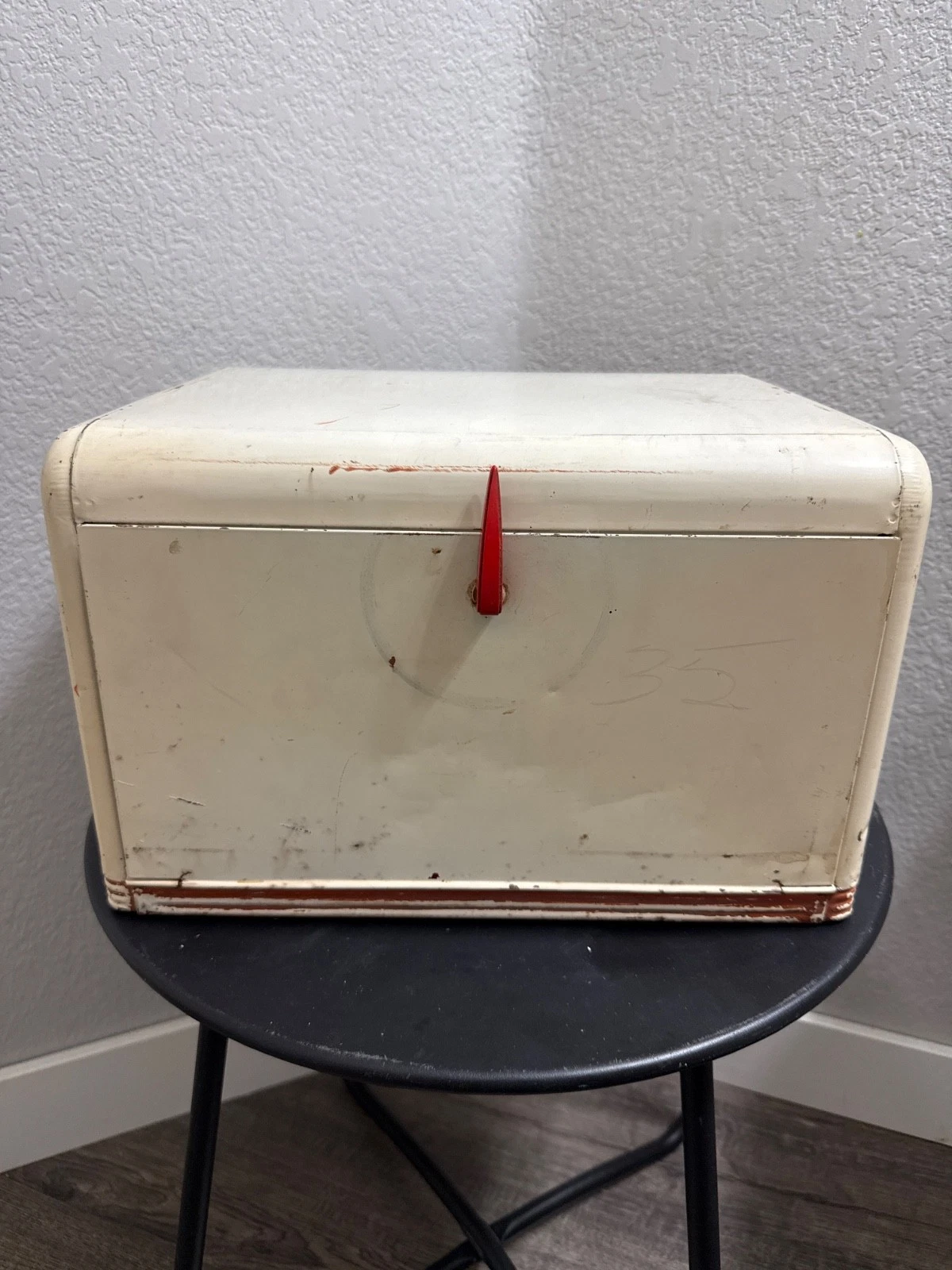 Vintage MCM Kreamer Bread Box with Latch
