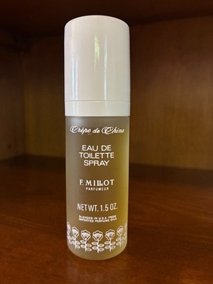 Crepe De Chine, F. Millot - 1.5 oz / 44 ml. EDT Spray. Vintage, Rare Fragrance.